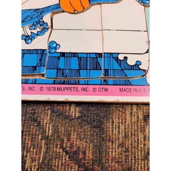 Vintage 1983 Playskool Ernie Wood Puzzle - Picture 3 of 6